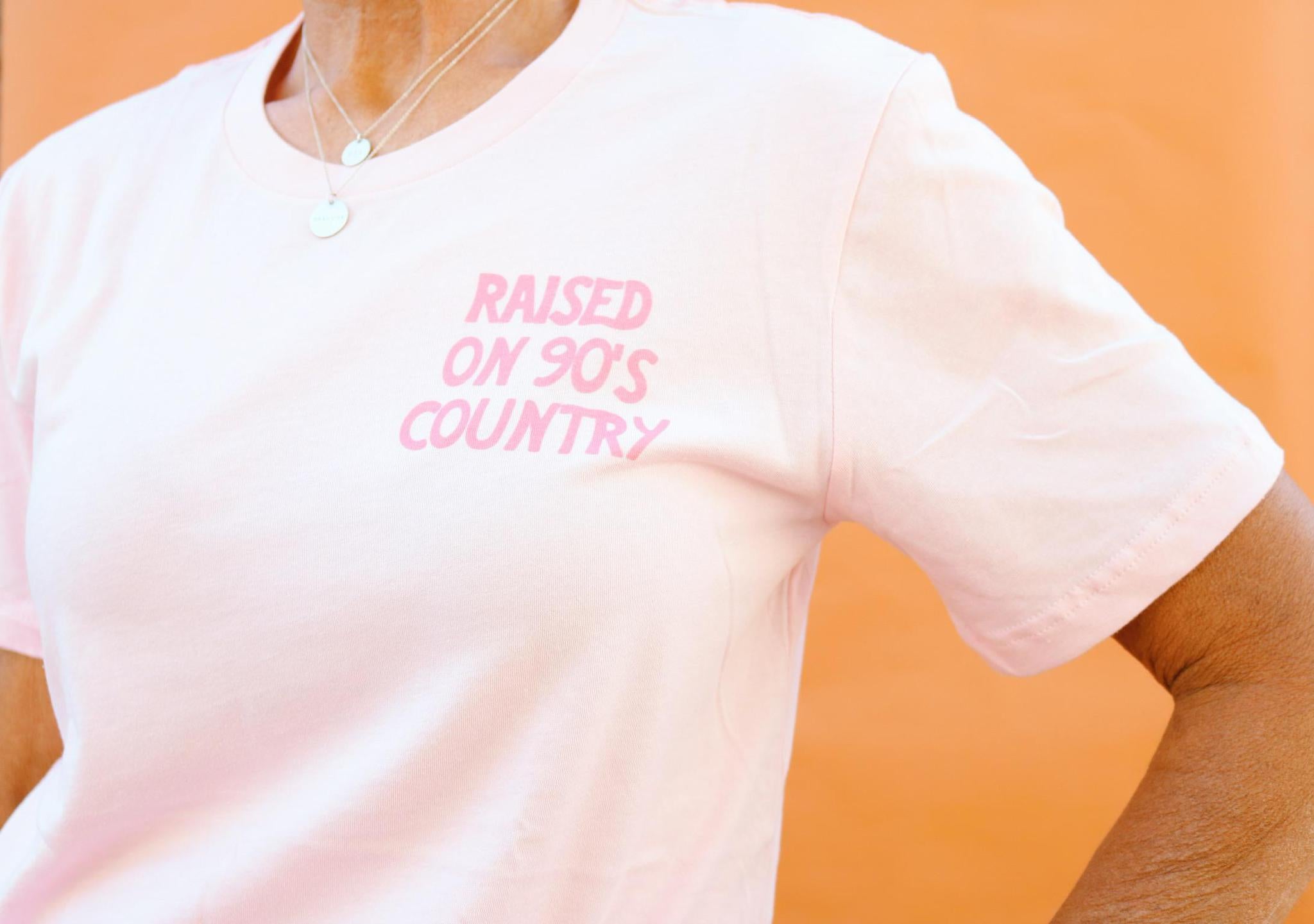 RAISED ON 90'S COUNTRY T SHIRT