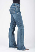 WOMENS JEAN 214 FIT TROUSER STYLE GREY W/CHEVRON BACK PKT 11-054-0214-0201 BU