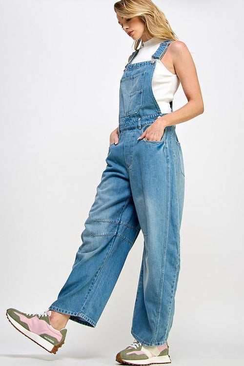 Barrel Pants Denim Overall