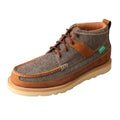 MENS WEDGE SOLE BOOT - DUST/BROWN MCA0018