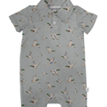 Mallards Ss Polo Romper (5/5 Restock)