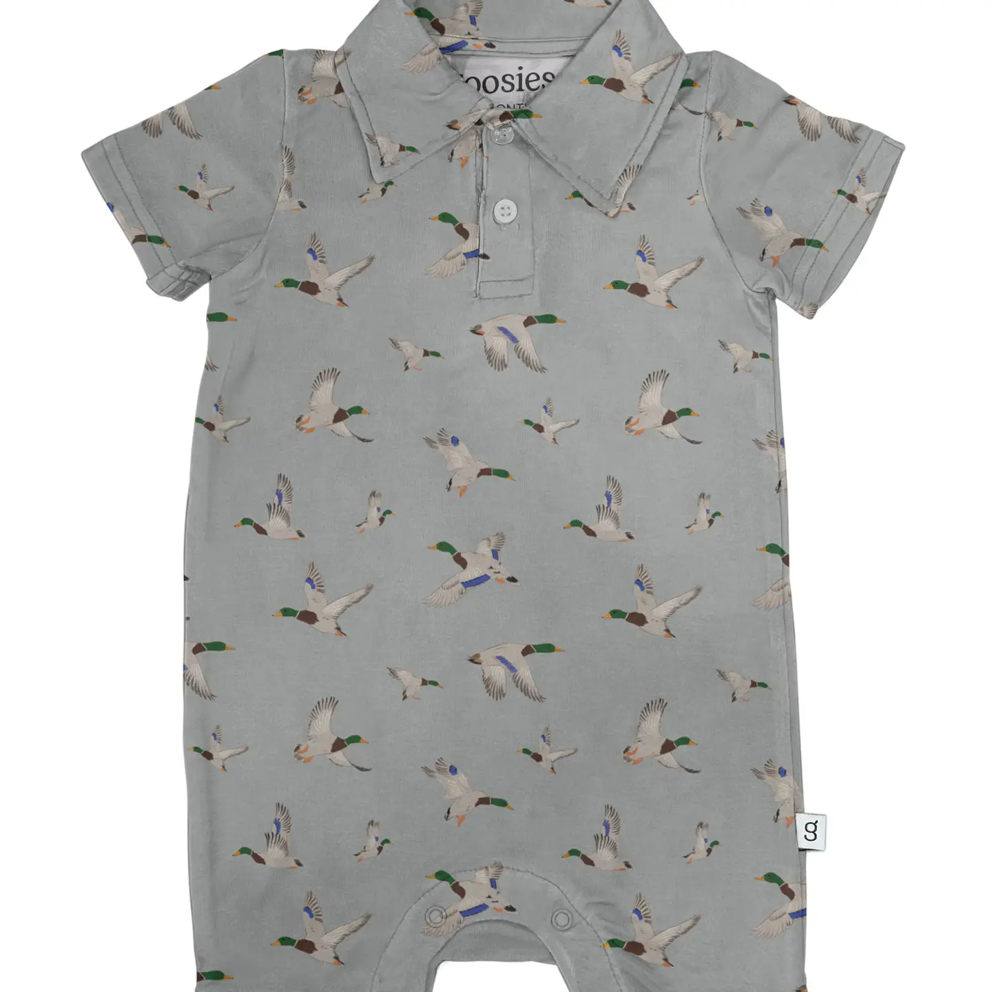 Mallards Ss Polo Romper (5/5 Restock)