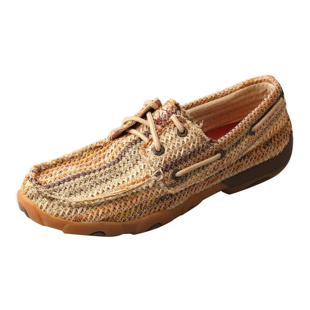WOMENS BOAT SHOE DRIVING MOC - MULTI PATTERN WDM0084