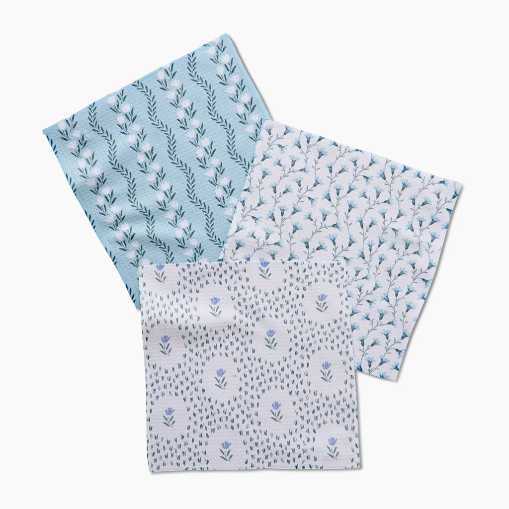 Trailing Farmhouse Florals Dishcloth Set