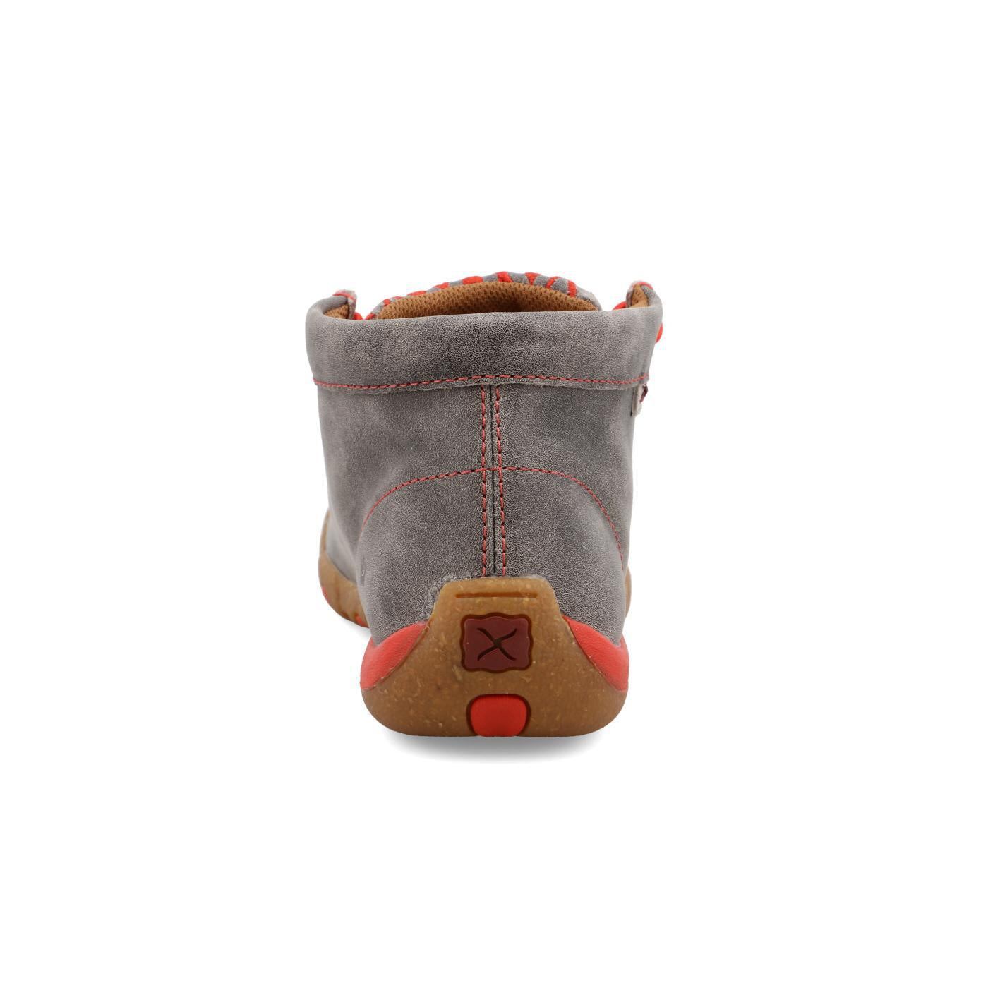 Chukka Driving Moc - Grey & Grenadine  - WDM0147