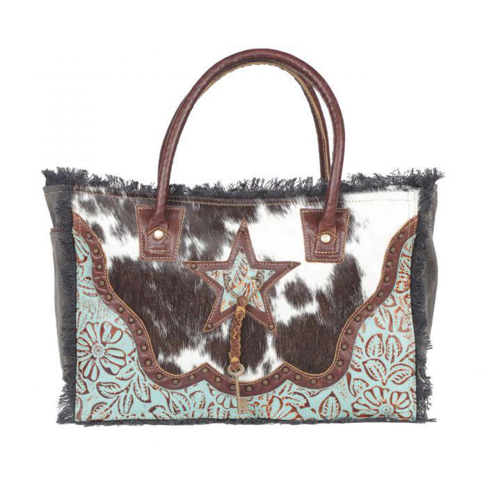 ARTICULATE CANVAS & HAIRON BAG - S-4399