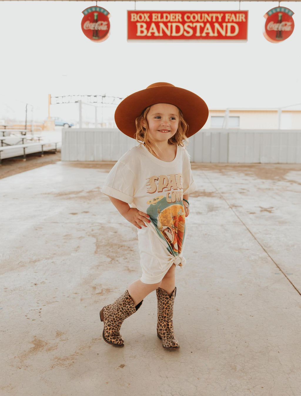 DALLAS RUST GAMBLER FELT HAT WITH LEATHER BAND