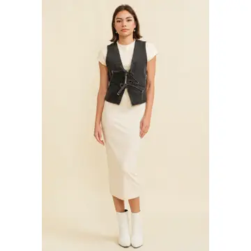 Double Knot Vest - Black