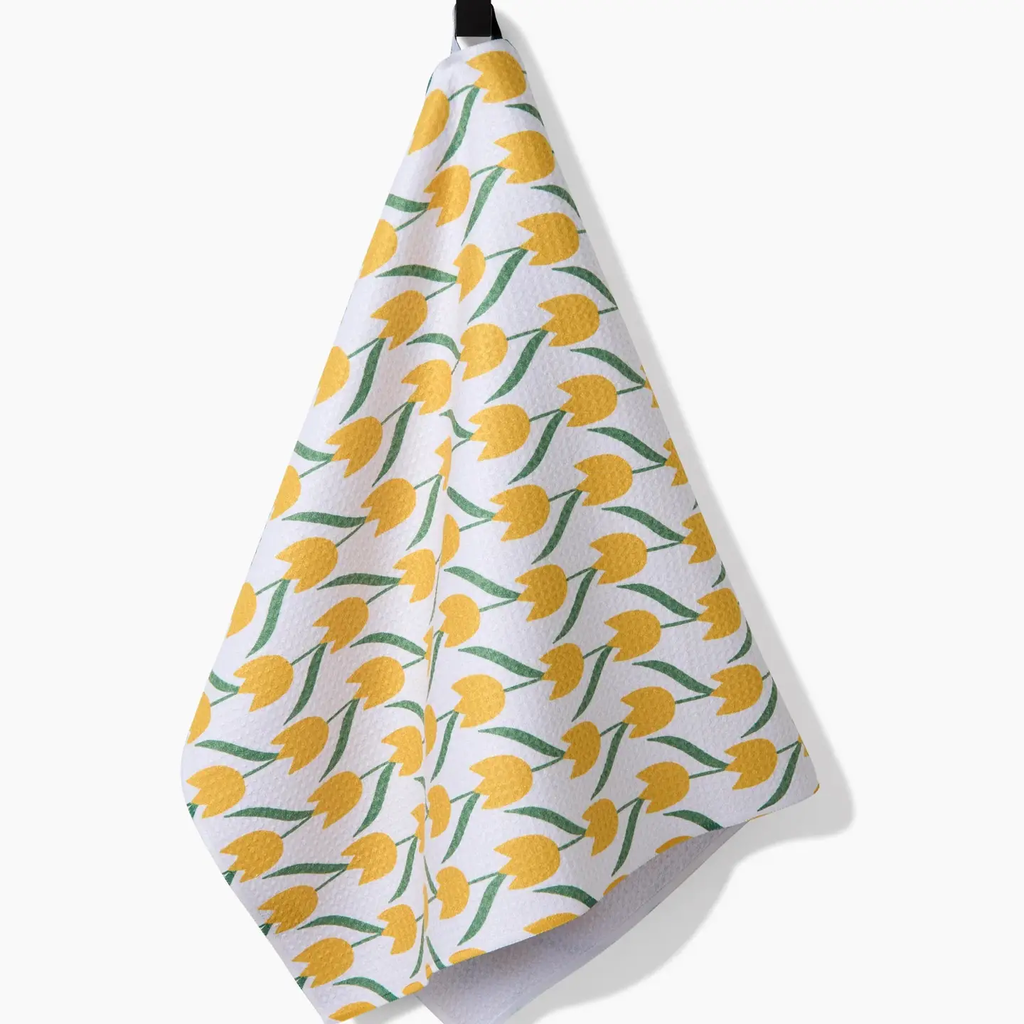 Tulip Flowers Tea Towel