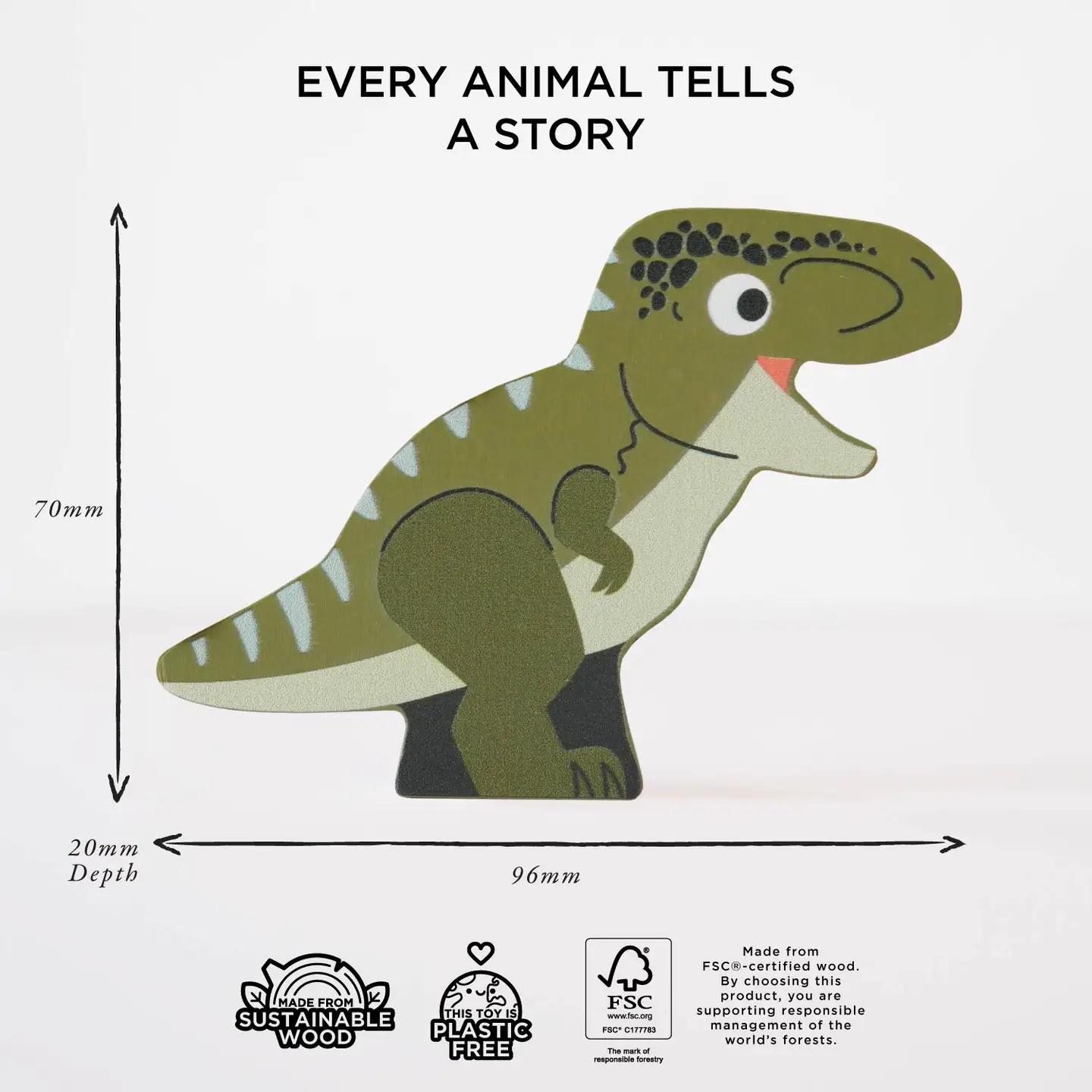 Jurassic Stacking Dinosaurs & Bag