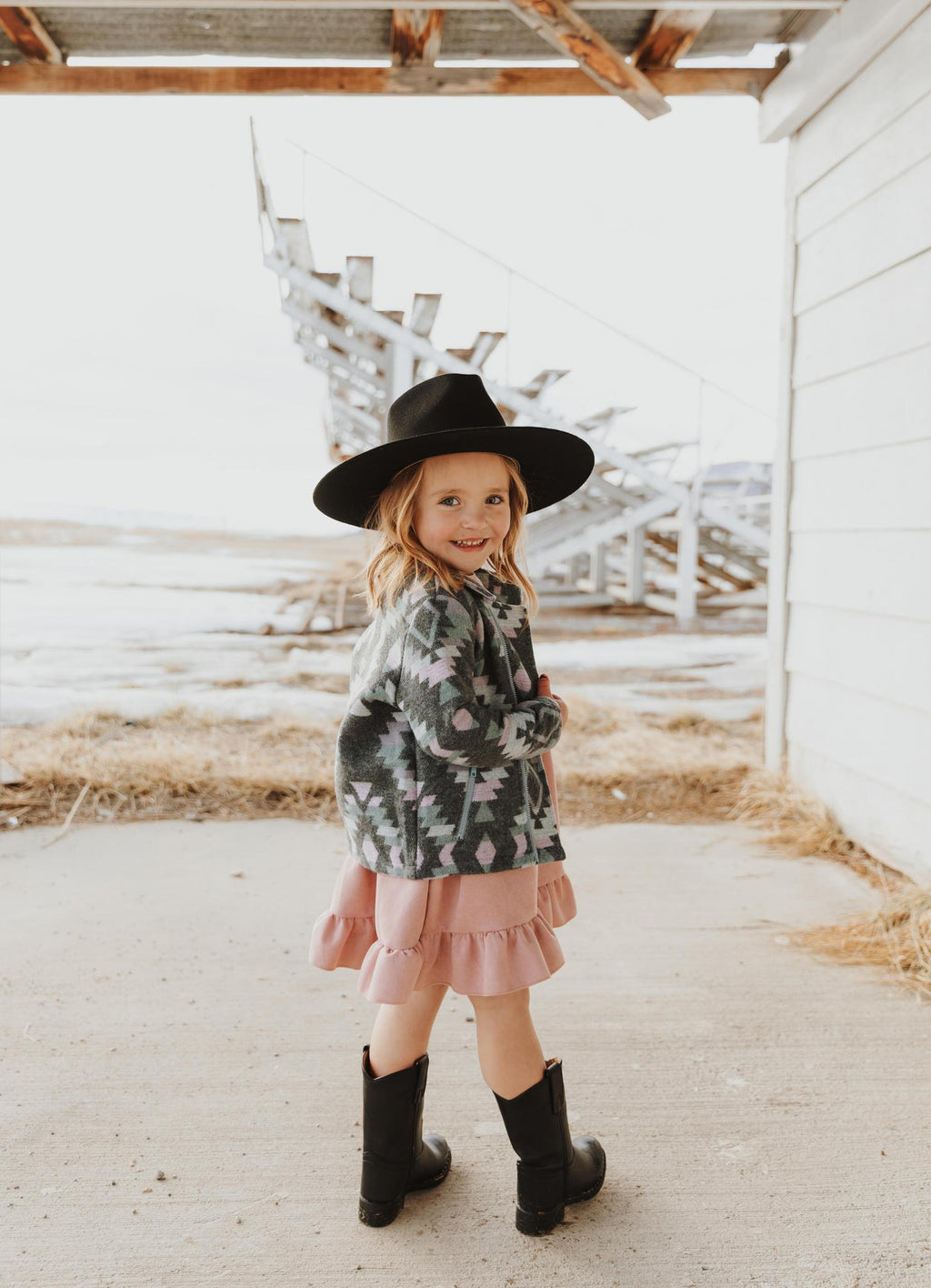 BLACK ROPER STYLE BOOTS - Style 3010