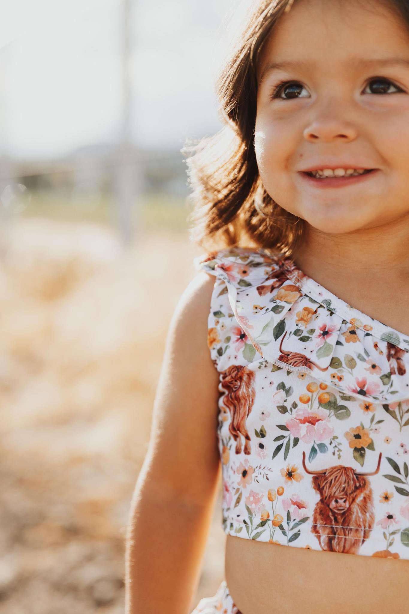COW PRINT SWIMSUIT BABY/GIRLS SWIMSUIT