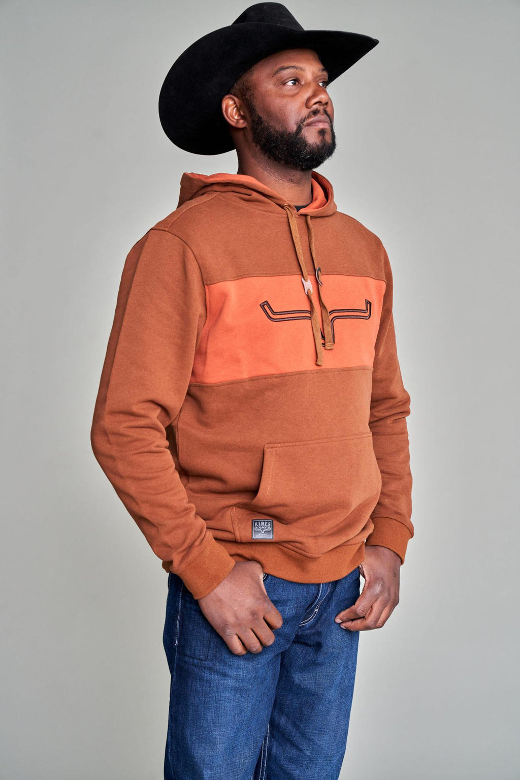 KIMES MEN'S FAST TALKER FLEECE - BROWN